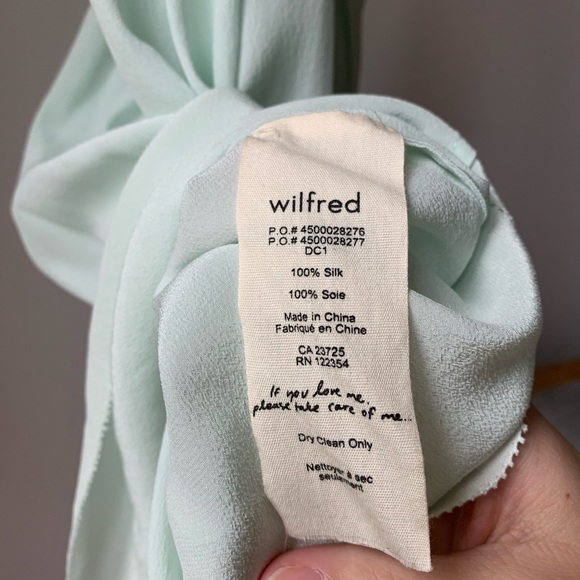 Wilfred 100% Silk Dress - Picture 6 of 6